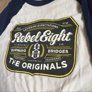 Rebel 8 The Originals Baseball Tee
